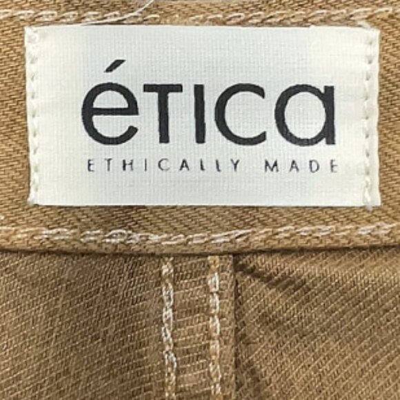 ÉTICA Bryce Pinch Waist Boyfriend in Tapenade NWT - Picture 7 of 12